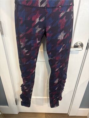 Joe Fresh Girls' Patterned Leggings in Navy, Purple & Pink
